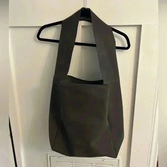 Monserat De Lucca Ano Shoulder Nubuck Charcoal bag - Picture 3 of 7